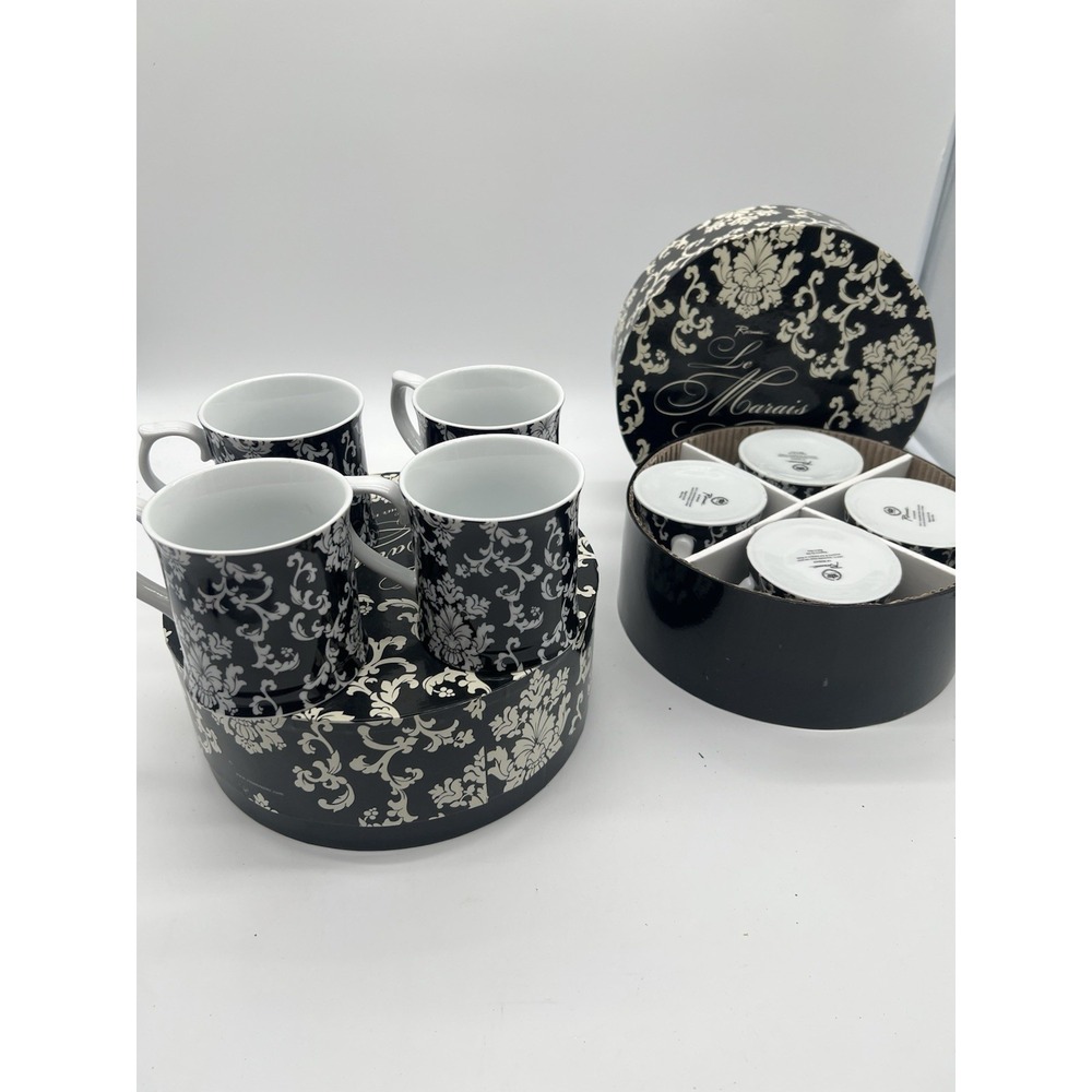 Roscher Damask Coffee‎ Cups Set Of 4 (6533113)